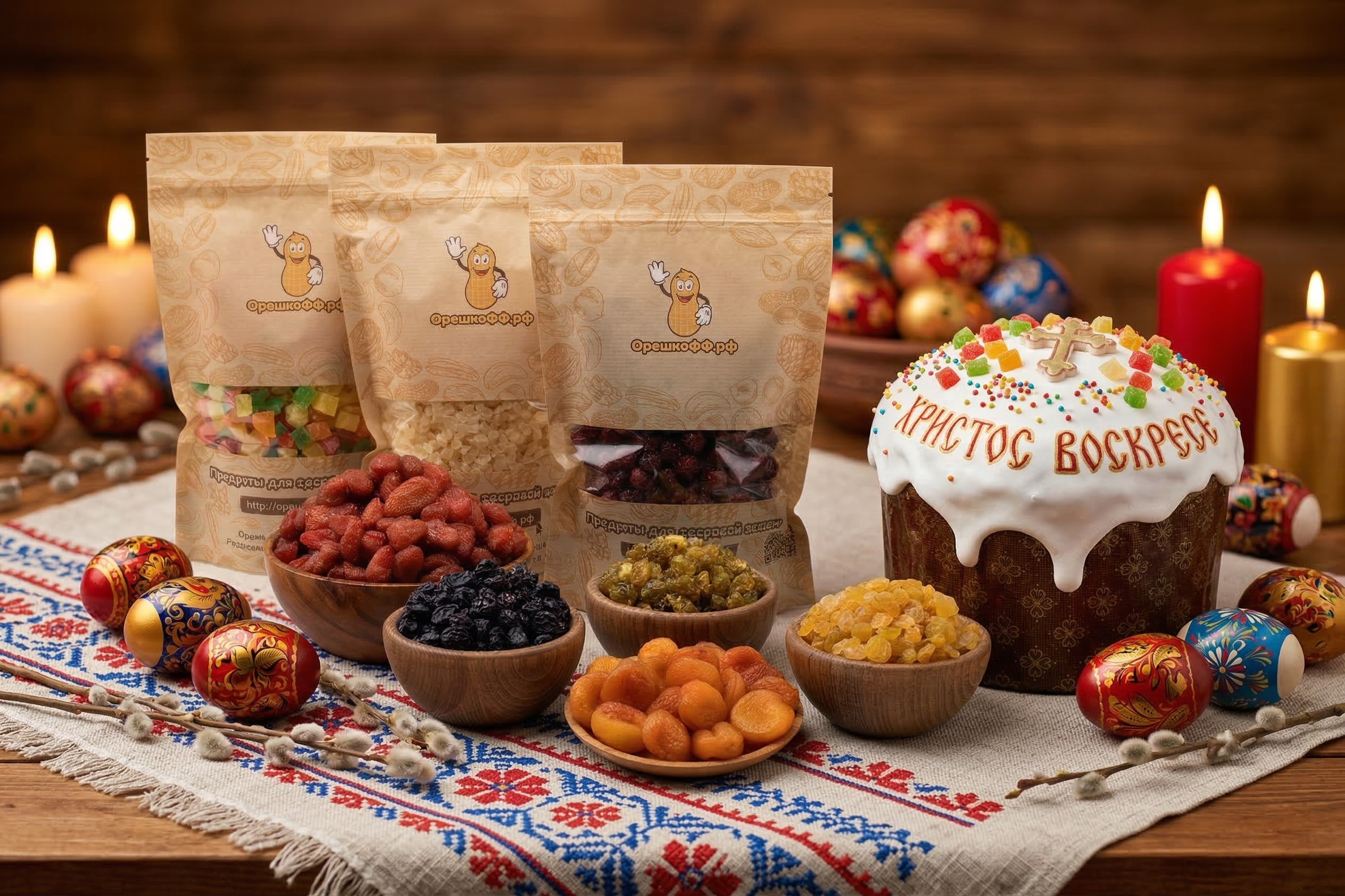 Готовьтесь к Пасхе с Орешкофф.рф