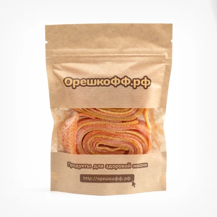 Мармелад Орешкофф жевательный Жгутики кислые со вкусом манго и маракуйи