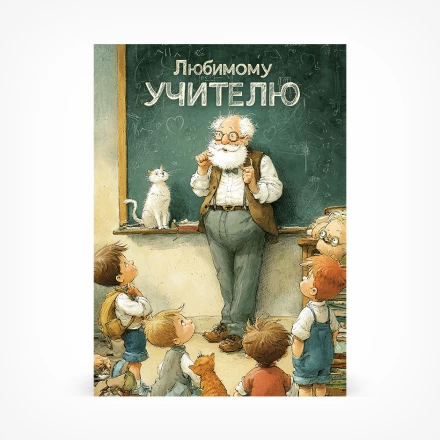 Открытка Любимому учителю 2
