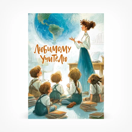Открытка Любимому учителю 3