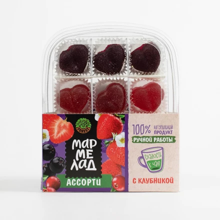 Мармелад Ассорти с клубникой